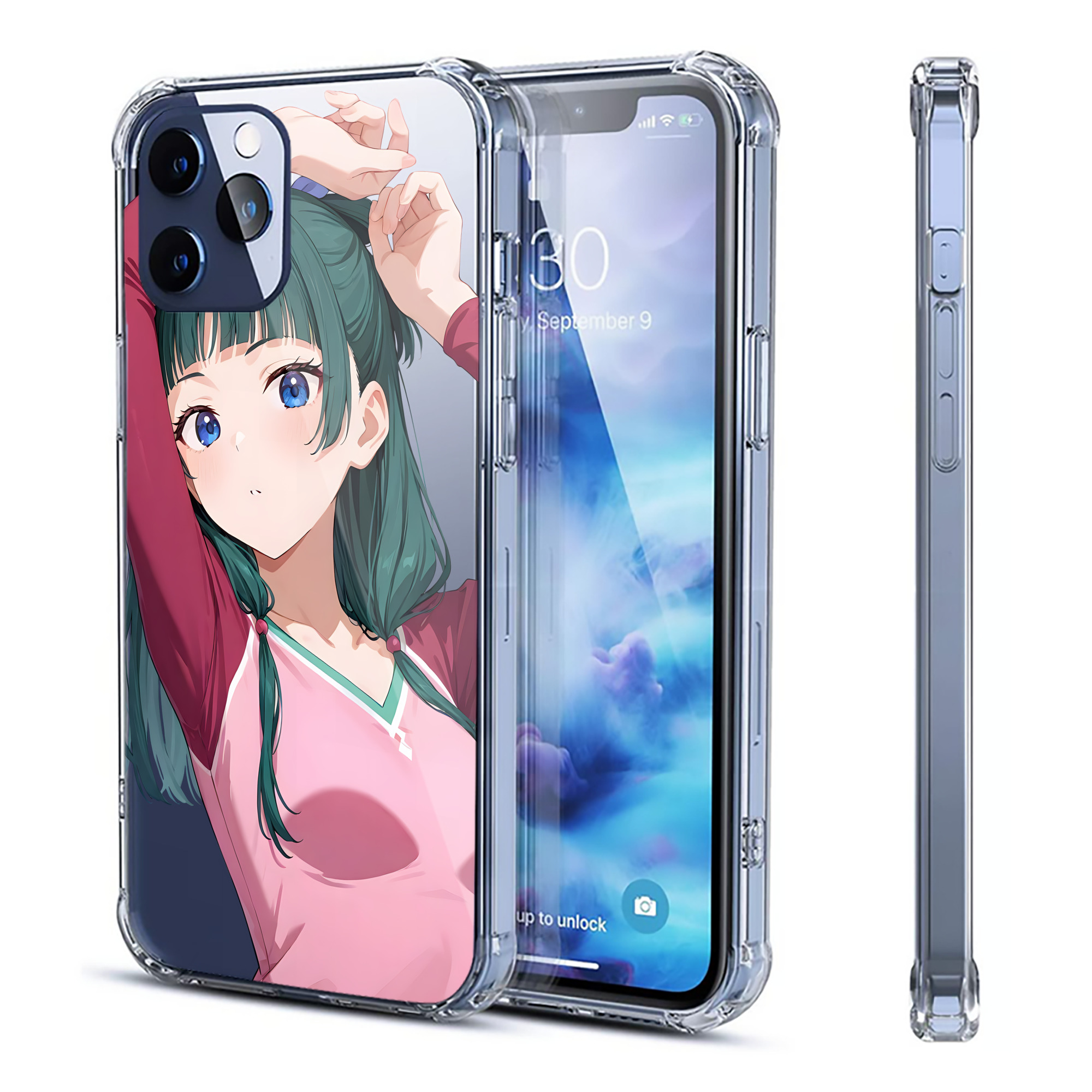 （画像用） 薬屋のひとりごと The Apothecary Diaries 【iPhone 12シリーズ対応】透明スマホケース（クリアソフトケース）